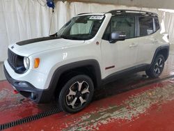 Salvage cars for sale at Angola, NY auction: 2021 Jeep Renegade Trailhawk