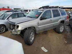 2002 Jeep Grand Cherokee Overland en venta en Brighton, CO