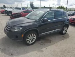 Salvage cars for sale at Miami, FL auction: 2017 Volkswagen Tiguan Wolfsburg