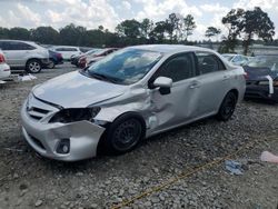 Salvage cars for sale at Byron, GA auction: 2012 Toyota Corolla Base