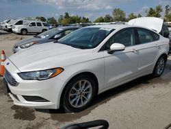 Salvage cars for sale at Bridgeton, MO auction: 2017 Ford Fusion SE