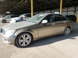 Salvage cars for sale at Phoenix, AZ auction: 2009 Mercedes-Benz C300