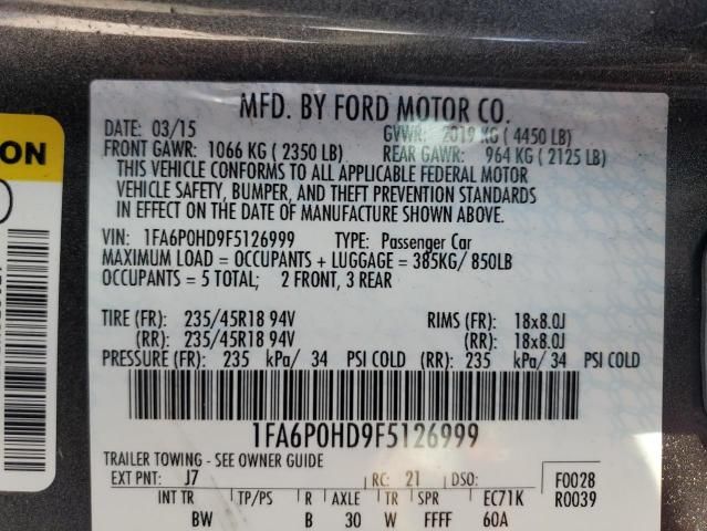 2015 Ford Fusion SE