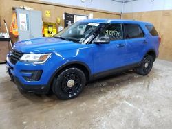 Salvage cars for sale at Kincheloe, MI auction: 2017 Ford Explorer Police Interceptor