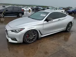 Infiniti q60 red Sport 400 salvage cars for sale: 2017 Infiniti Q60 RED Sport 400