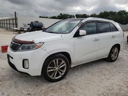 Salvage cars for sale at New Braunfels, TX auction: 2015 KIA Sorento SX