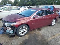 Salvage cars for sale at Eight Mile, AL auction: 2016 Chevrolet Malibu LT