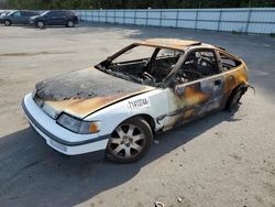 Salvage cars for sale at Glassboro, NJ auction: 1991 Honda Civic CRX SI