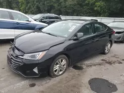 Salvage cars for sale at Glassboro, NJ auction: 2019 Hyundai Elantra SEL