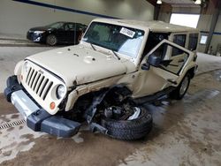 Salvage cars for sale at Sandston, VA auction: 2012 Jeep Wrangler Unlimited Sahara