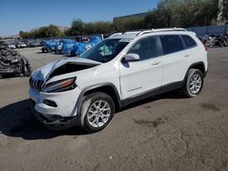 Salvage cars for sale at Las Vegas, NV auction: 2016 Jeep Cherokee Latitude