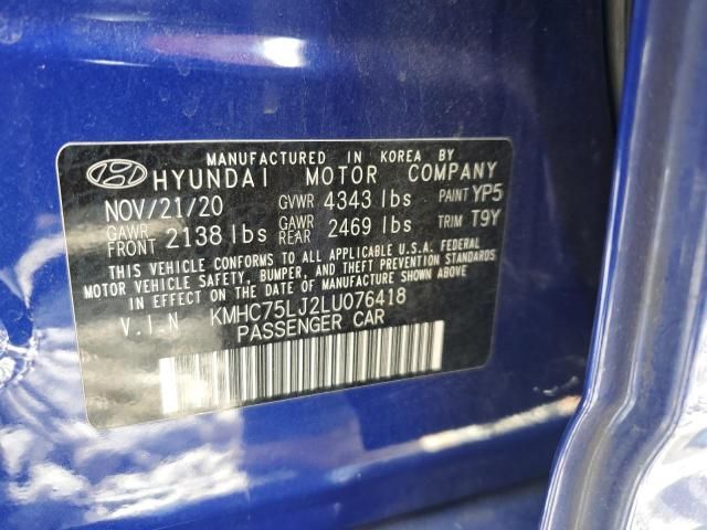 2020 Hyundai Ioniq SE