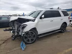 Salvage cars for sale at Woodhaven, MI auction: 2020 Ford Expedition Limited