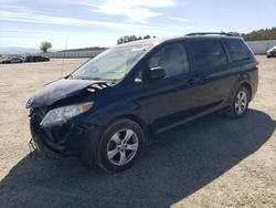 Salvage cars for sale at Anderson, CA auction: 2011 Toyota Sienna LE