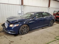 2018 Lincoln Continental Reserve en venta en Pennsburg, PA