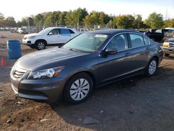 Salvage cars for sale at Chalfont, PA auction: 2012 Honda Accord LX