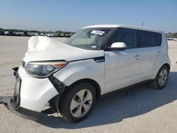 Salvage cars for sale at San Antonio, TX auction: 2016 KIA Soul