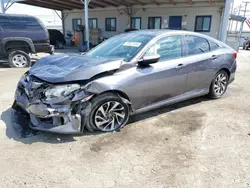 Salvage cars for sale at Los Angeles, CA auction: 2016 Honda Civic EX