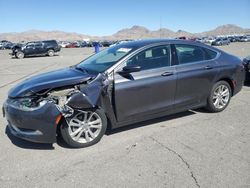 Carros salvage sin ofertas aún a la venta en subasta: 2015 Chrysler 200 Limited