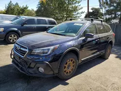 Subaru salvage cars for sale: 2018 Subaru Outback Touring