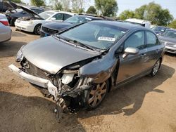 Honda salvage cars for sale: 2008 Honda Civic LX