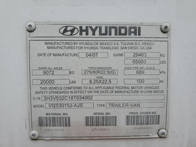 2008 Hyundai Trailers Trailer