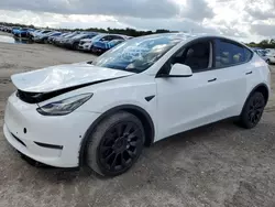 Salvage cars for sale at West Palm Beach, FL auction: 2022 Tesla Model Y