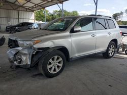 Salvage cars for sale at Cartersville, GA auction: 2012 Toyota Highlander Base