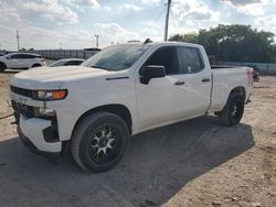 Salvage cars for sale at Oklahoma City, OK auction: 2021 Chevrolet Silverado C1500 Custom