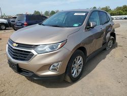 Salvage cars for sale at Hillsborough, NJ auction: 2018 Chevrolet Equinox LT