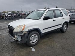 Honda crv salvage cars for sale: 2006 Honda CR-V LX