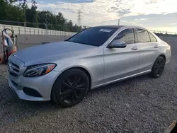 Salvage cars for sale at Riverview, FL auction: 2016 Mercedes-Benz C300