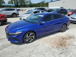 Salvage cars for sale at Spartanburg, SC auction: 2024 Hyundai Elantra Limited