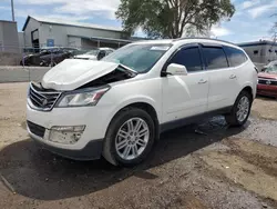 Salvage cars for sale at Albuquerque, NM auction: 2015 Chevrolet Traverse LT