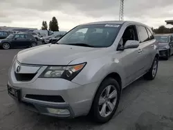 Acura salvage cars for sale: 2010 Acura MDX Technology