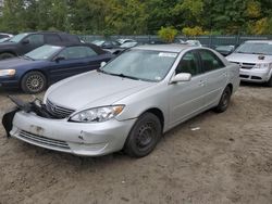 Salvage cars for sale at Candia, NH auction: 2005 Toyota Camry LE