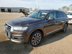 Salvage cars for sale at Elgin, IL auction: 2017 Audi Q7 Prestige