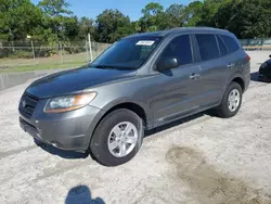 Salvage cars for sale at Fort Pierce, FL auction: 2009 Hyundai Santa FE GLS