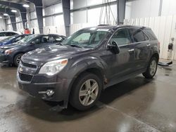 Salvage cars for sale at Ham Lake, MN auction: 2015 Chevrolet Equinox LTZ