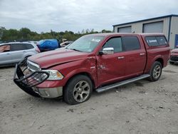 Salvage cars for sale at Duryea, PA auction: 2014 Dodge 1500 Laramie