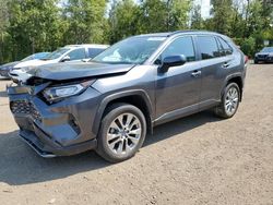 Salvage cars for sale at Cookstown, ON auction: 2021 Toyota Rav4 Limited