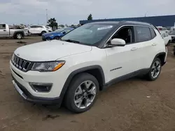 Salvage vehicles for parts for sale at auction: 2019 Jeep Compass Limited