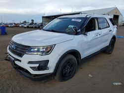 Ford salvage cars for sale: 2019 Ford Explorer Police Interceptor