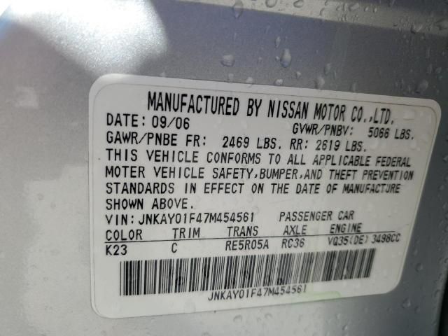 2007 Infiniti M35 Base