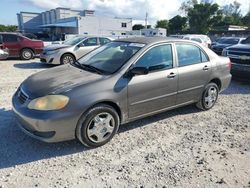 Salvage cars for sale at Opa Locka, FL auction: 2006 Toyota Corolla CE