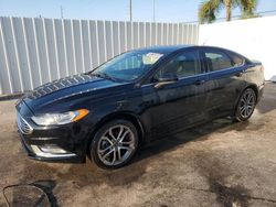 Ford salvage cars for sale: 2017 Ford Fusion SE