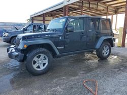 Jeep salvage cars for sale: 2012 Jeep Wrangler Unlimited Rubicon