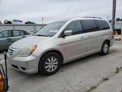 Salvage cars for sale at Dyer, IN auction: 2009 Honda Odyssey EXL