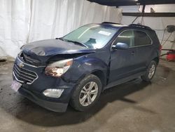 Salvage cars for sale at Ebensburg, PA auction: 2016 Chevrolet Equinox LT