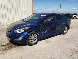 Salvage cars for sale at Temple, TX auction: 2016 Hyundai Elantra SE